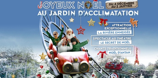 Attractions et fete noel jardin d'acclimatation