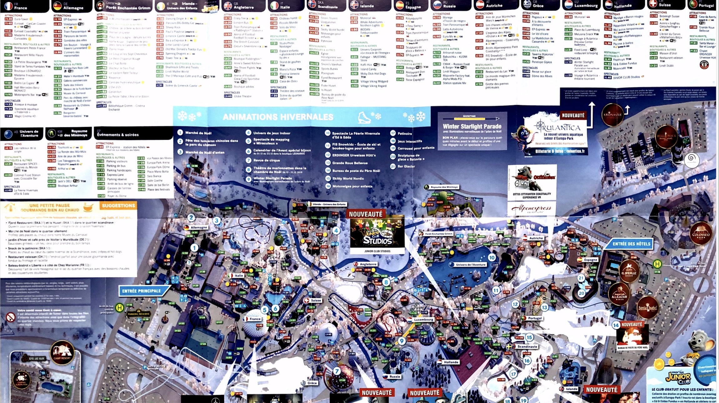 Europa Park Map