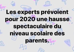 ecole a la maison , blague des parents meilleurs niveau