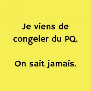 blague coronavirus humour covid congeler pq