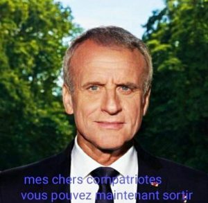 blague lol humour macron vieux date quand on sort confinement 