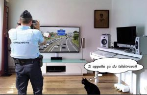 meme les gendarmes font du tele travail durant confinement coronavirus