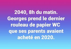 blague coronavirus penurie papier toilette PQ covid 2020