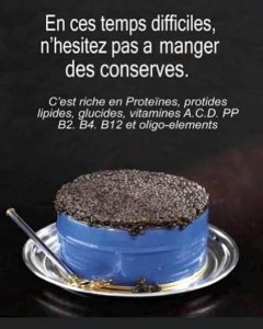 Les conserves de caviar pour le confinement