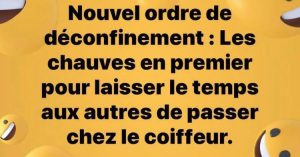 ordre deconfinement chauve d'abord