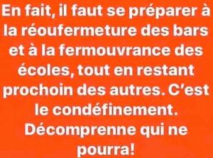 vocabulaire du deconfinement
