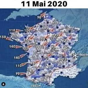 meteo 11 mai 2020 jour de sortie confinement