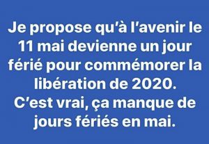 et si le 11 mai devenait jour ferié manque de ponts en mai