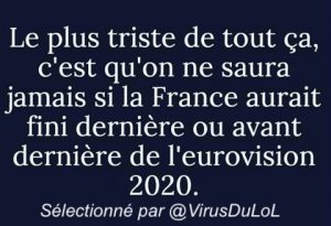 Eurovision annulé à cause pandémie épidémie coronavirus 2020