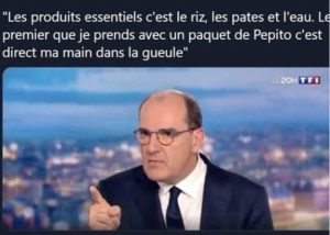 Castex fait la leçon sur le Confinement et l'ouverture des magasins indispensables