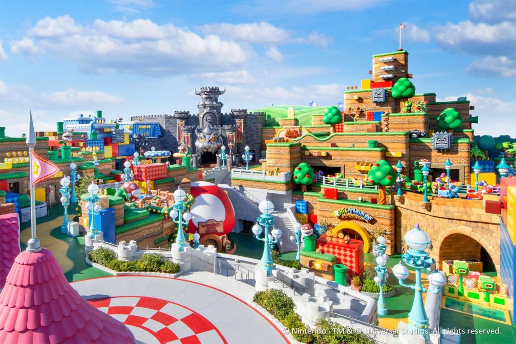 incroyable photo du parc nintendo world mario kart japon universal