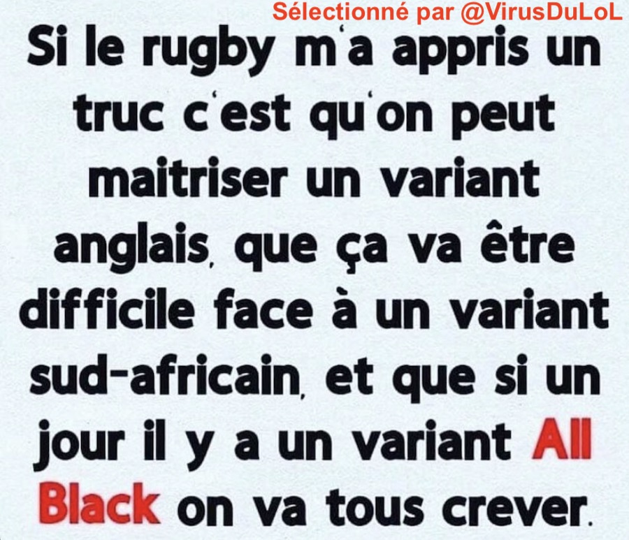 Blague Virus Anglais Rygby All Blacks Parcs D Attractions Et De Loisirs