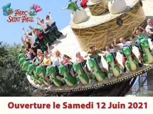 date ouverture parc saint paul 2021 calendrier