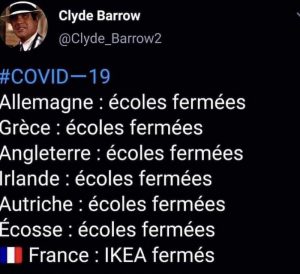 Tous les pays ferment les écoles, nous on ferme Ikea