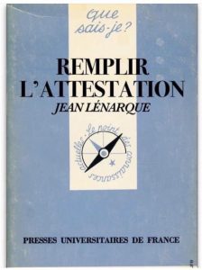 blague du covid : La seule solution face à l'attestation de déplacement aux 15 options, le fameux "Que sais-je -  Remplir son attestation" aux presses universitaires de France 