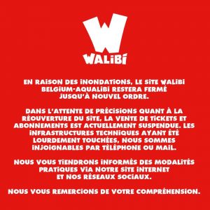 quand date ouverture Walibi Belgique après inondation