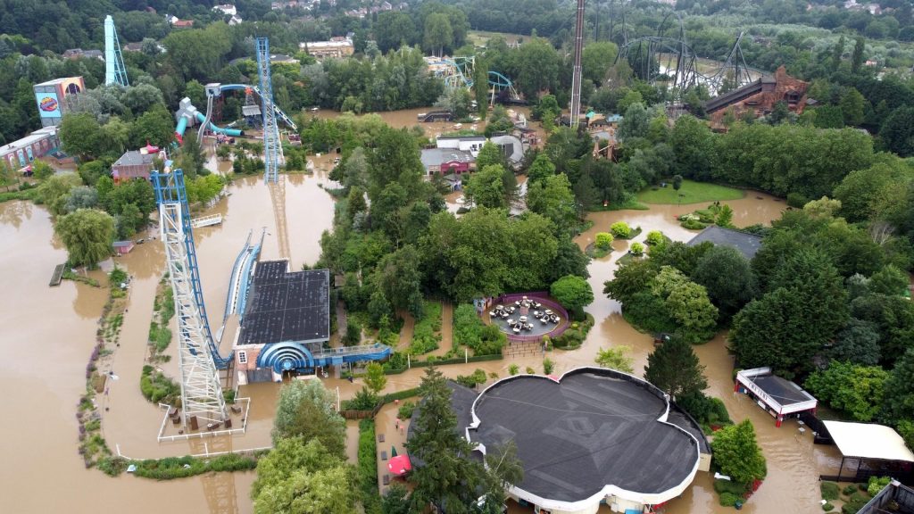 photo walibi belgique inondation