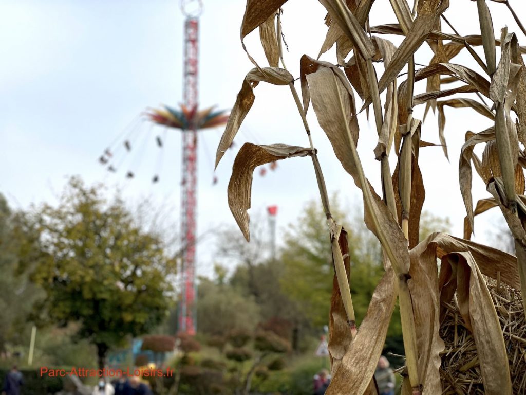 decor halloween à Walibi Rhone-Alpes en isere