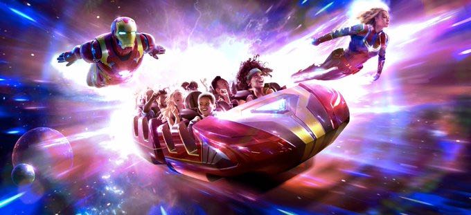 nouvelle attractions disneyland paris 2022 : AVENGERS ASSEMBLE : FLIGHT FORCE