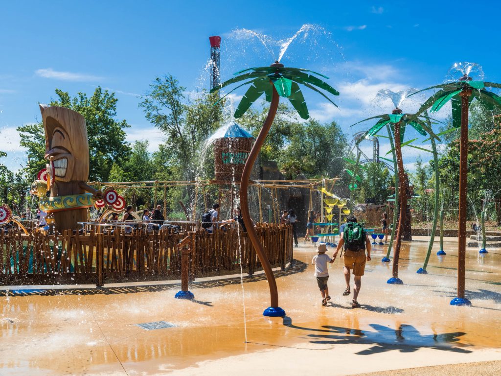 jeu aquatique exotic island parc walibi rhone alpes