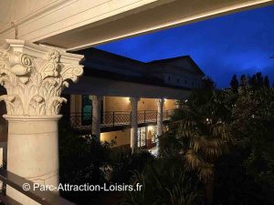 Hotel Puy du Fou villa gallo-romaine de nuit