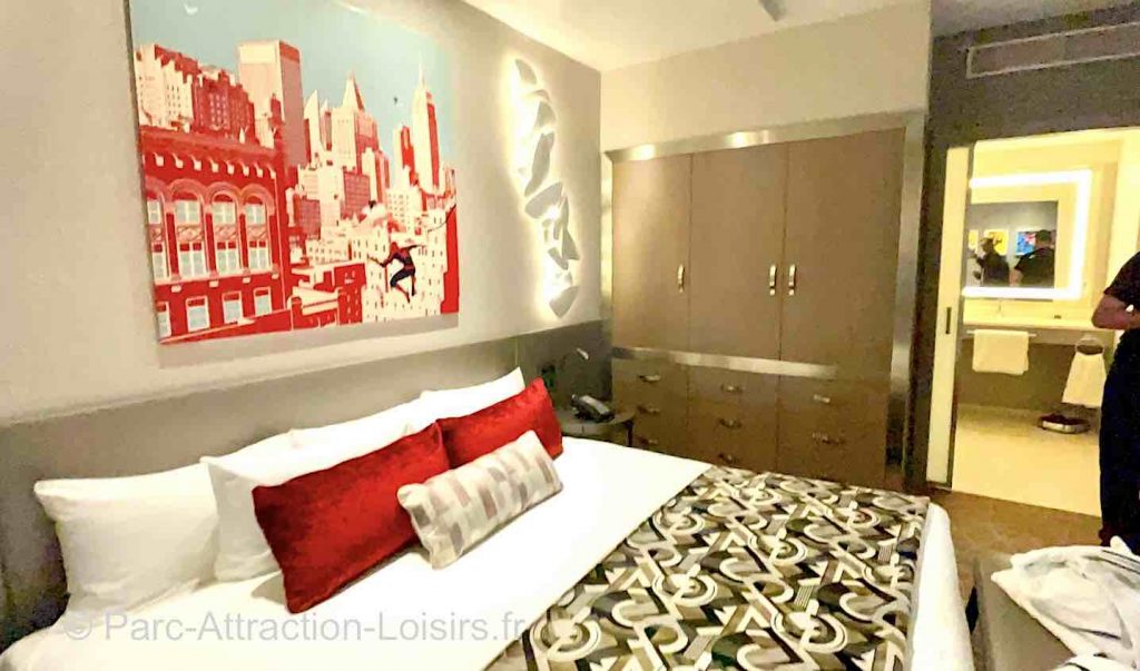 chambre hotel disney new-york marvel