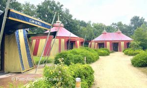 Camp du drap d'or au Puy du Fou : les tentes