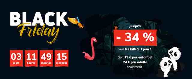promo black friday zoo de Beauval