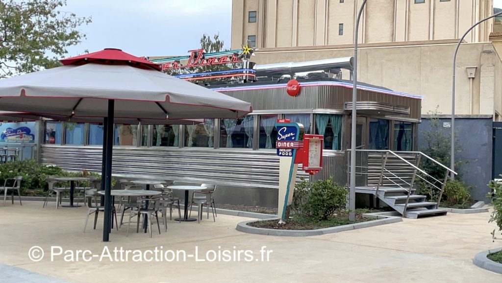 restaurant Super Diners à l'avengers Campus Disney Studio