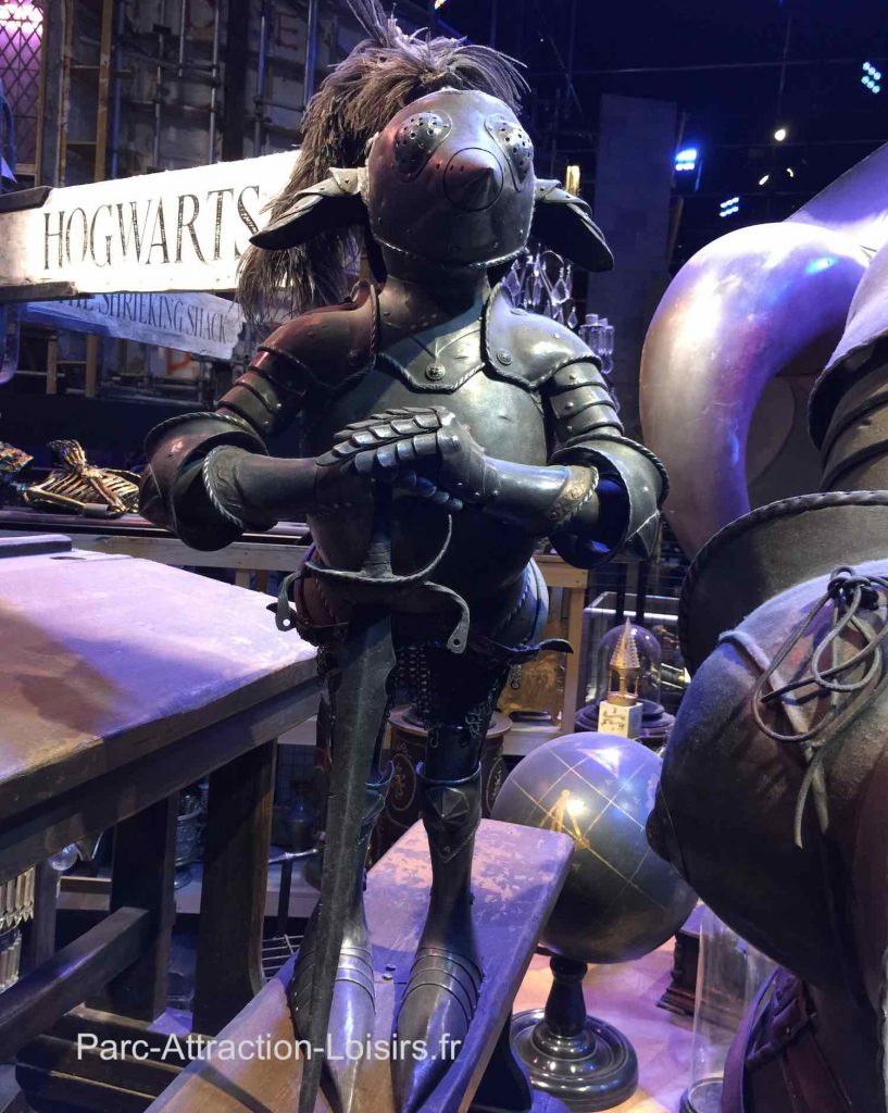 armure elfe dobby au studio Harry Potter de Londres 