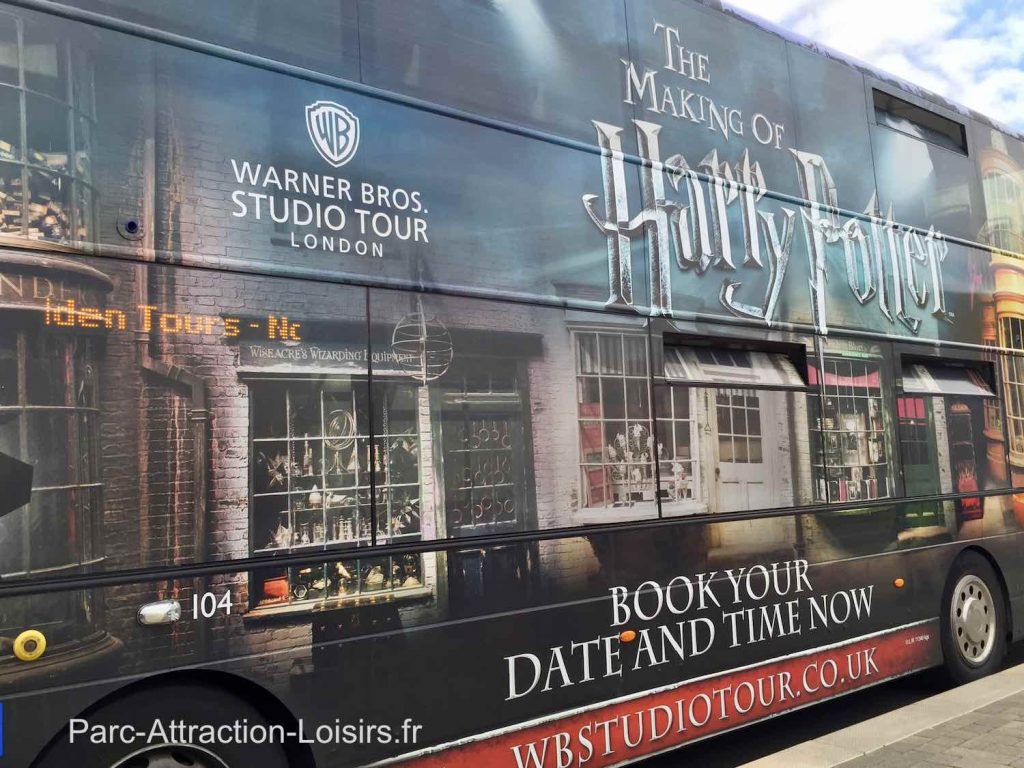 bus visite stydio harry potter londres