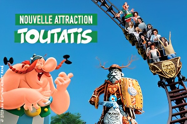 Nouvelle attraction Toutatis au Parc Astérix