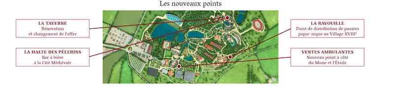 nouveaux restaus Puy du Fou 2023