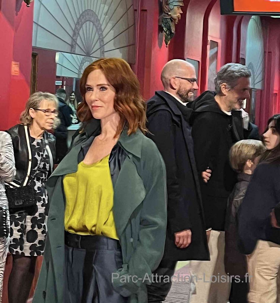 Audrey Fleurot à l'inauguration de sa statue au musée grévin