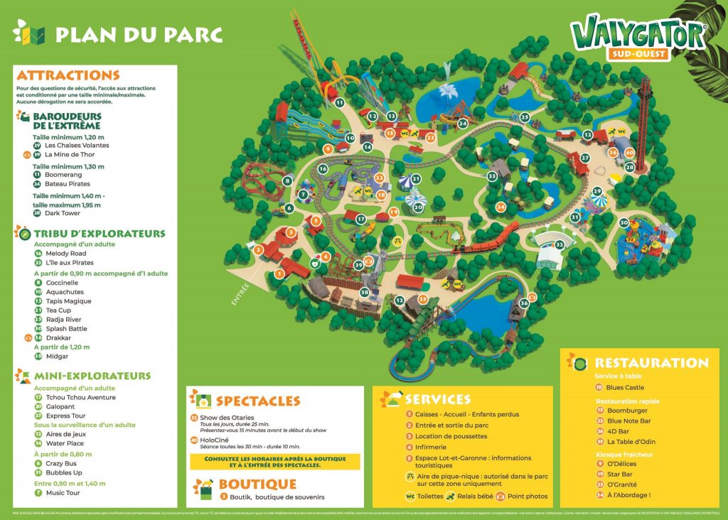 plan walygator sud-ouest Agen