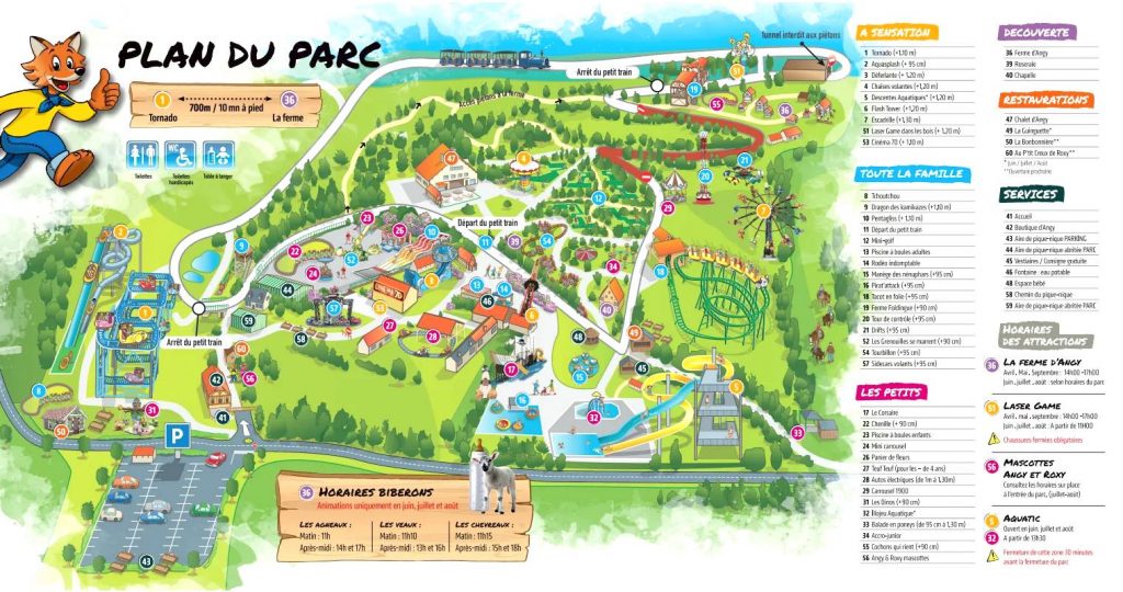 Plan parc Ange Michel