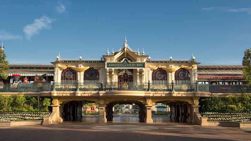 gare main street station Disneyland Paris