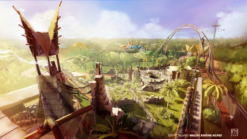 nouveau en 2024 à Walibi Rhône-Alpes : grand-huit Mahuka