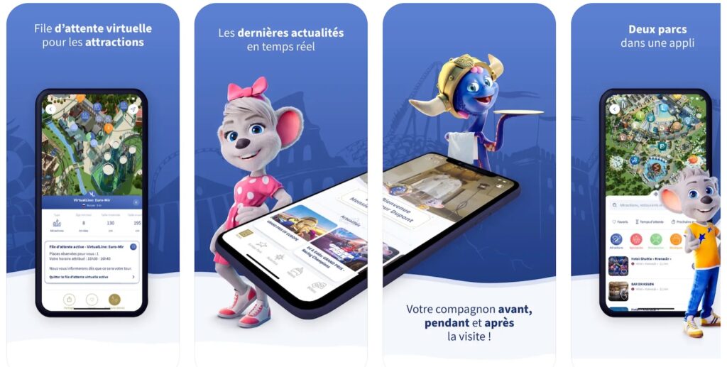 appli iphone et android Europa-Park et Rulantica