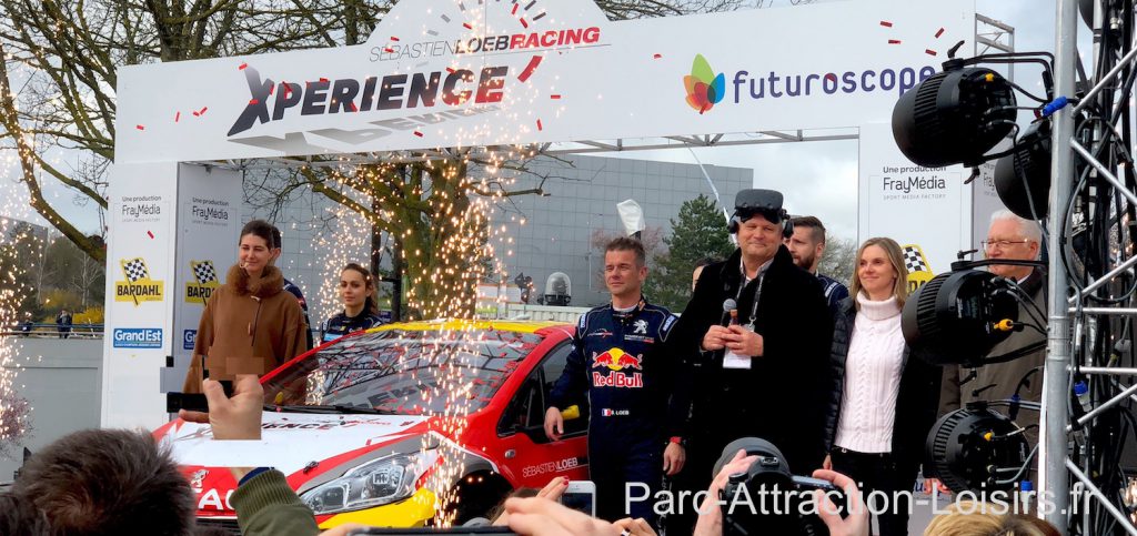 Inauguration de la "Sébastien Loeb Racing Xperience" au Futuroscope