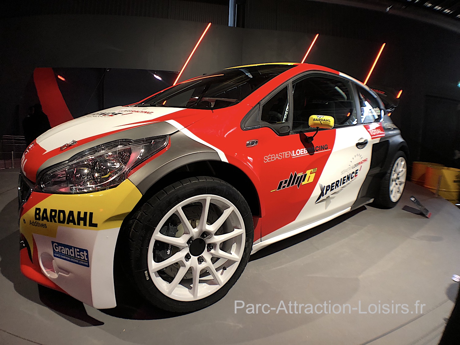 Inauguration de la "Sébastien Loeb Racing Xperience" au Futuroscope