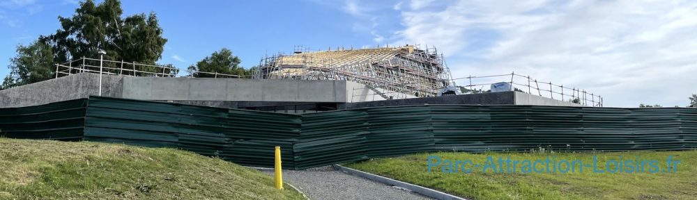 photo chantier planetarium vulcania 2022 avant incendie