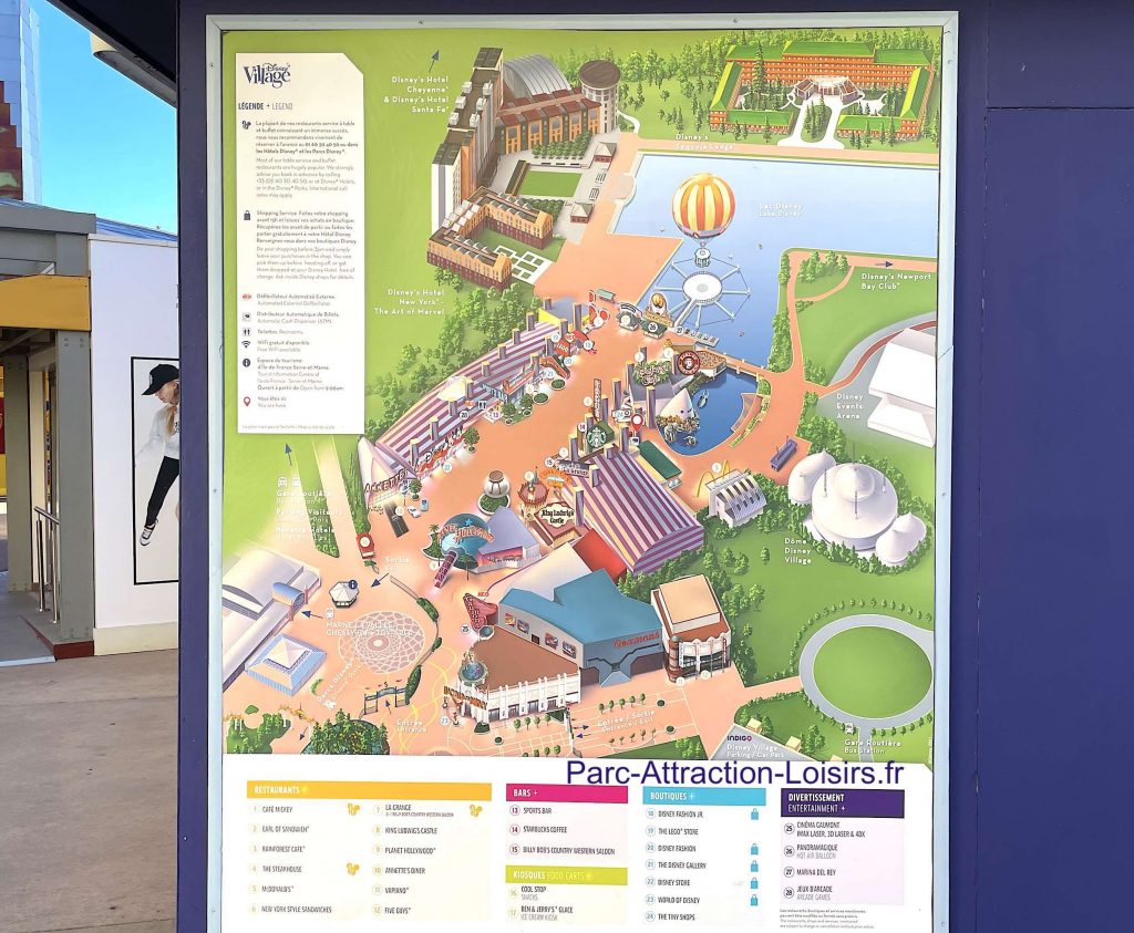 plan disney village disneyland