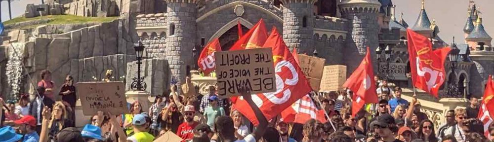 impact de la grève à disneyland