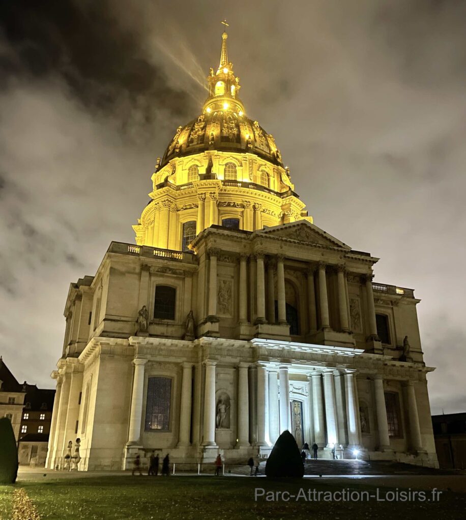 dome des invalides paris eclairé avant AURA Invalides