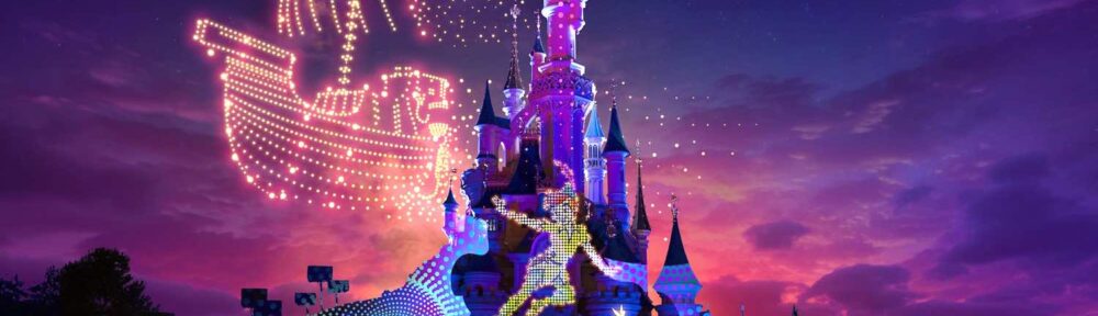 parade drone couleur nouveauté 2024 à Disneyland Paris