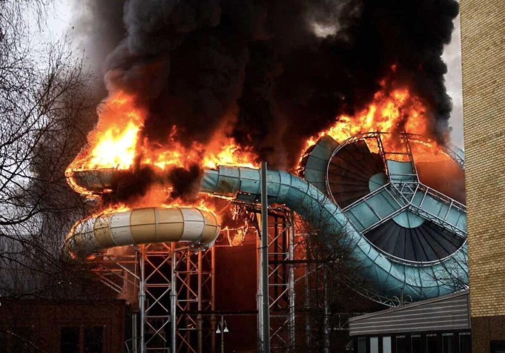 incendie explosion parc liseberg