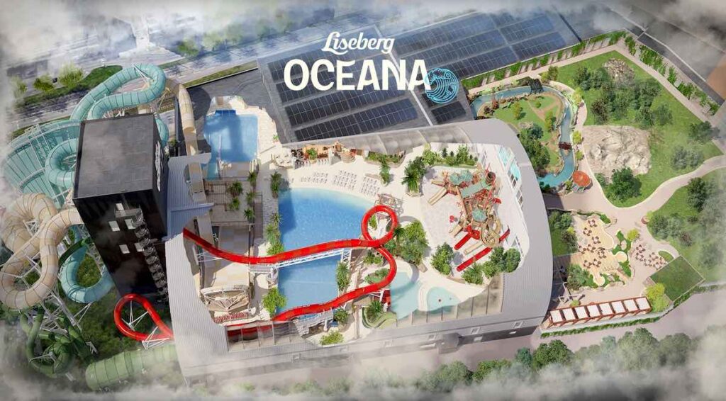 plan parc aquatique Oceana avant incendie