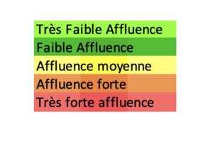 légende calendrier frequentation vulcania