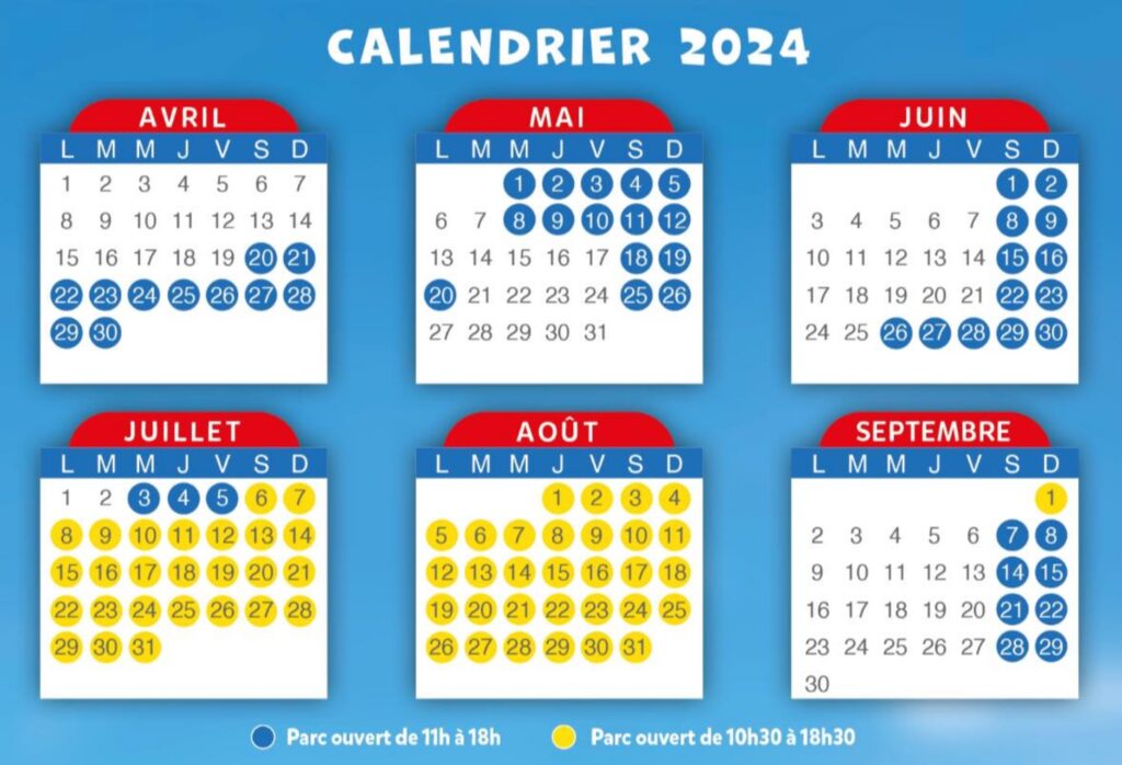 calendrier d'ouverture Kingoland 2024, date et horaire , affluence et fréquentation du jour